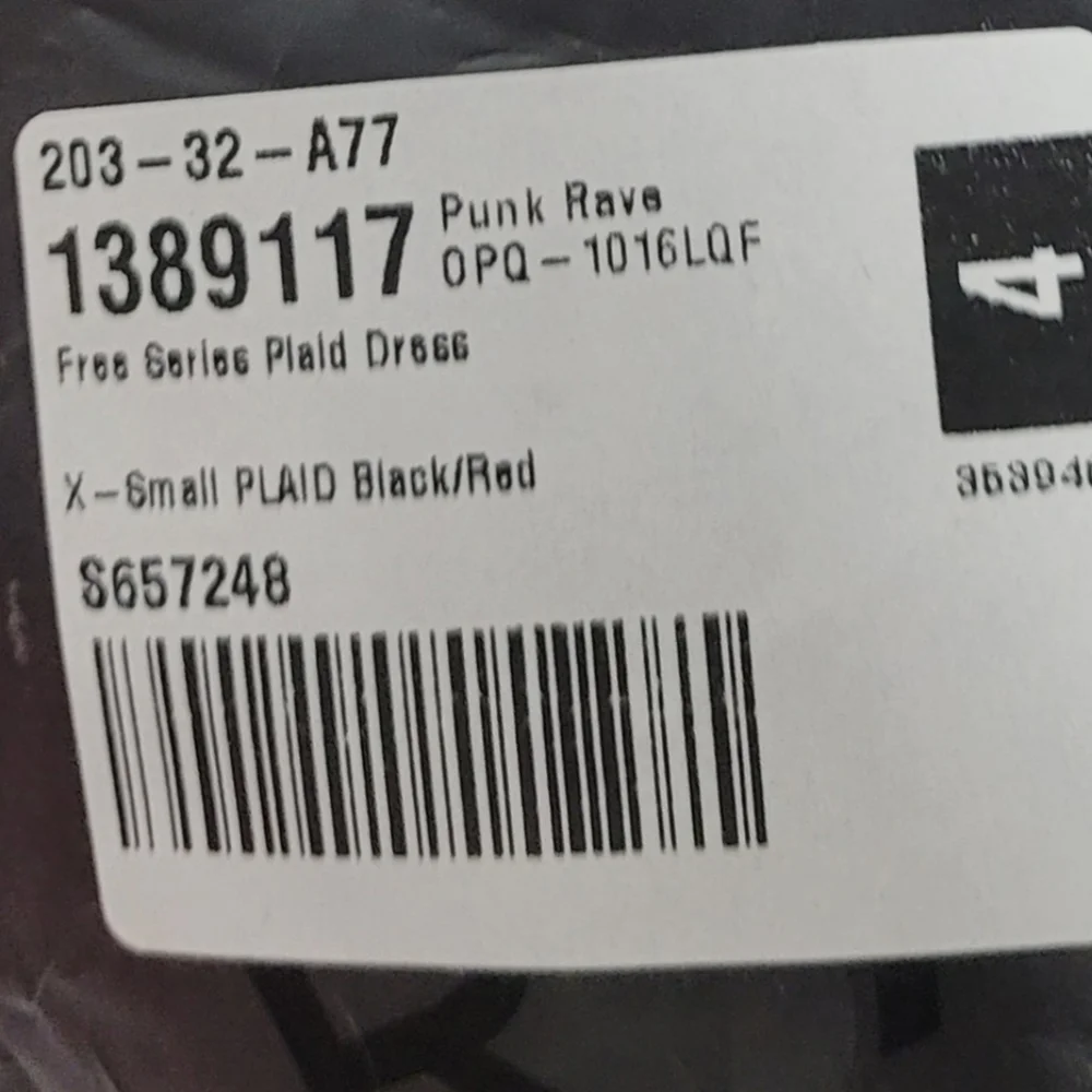 Punk Rave Plaid Dress - Picture 12 of 13
